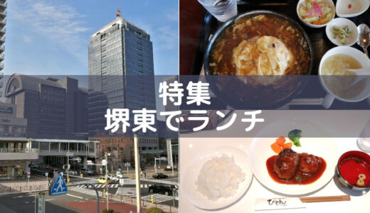 堺東ランチ「中華/洋食/うどん」堺東駅周辺でお昼ごはん
